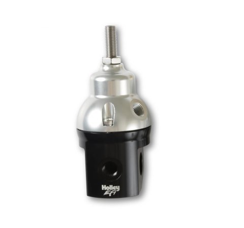 Holley Billet EFI Return-Style Fuel Pressure Regulators 12-894 Regulators, EFI, 15-90 psi, -6AN Inlet, Outlets, Return Style, Boost Ref, Aluminum, Each