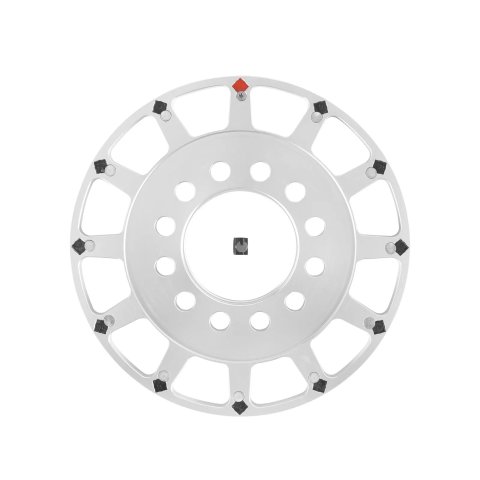 Holley Crankshaft Trigger Wheels 556-183 Crank Wheels, EFI, Replacement, 12-1X LS, Hall Effect, 6.56 in. Diameter, Aluminum, Silver, Chevy, Gen III, IV, Engines, Each