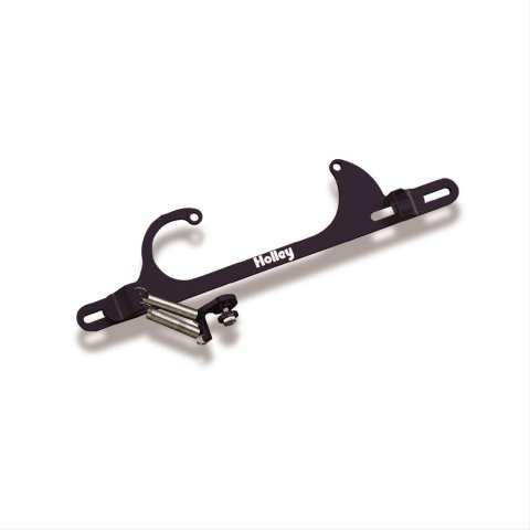 Holley Throttle Cable Brackets 20-112 Brackets, Aluminum, Black Anodized, Holley, 4150/4160, Each