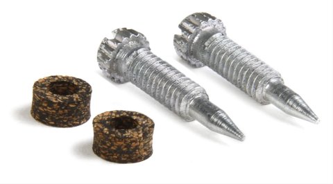 Holley Carburetor Idle Mixture Screws 26-101 Screws, Steel, Cadmium Plated, Holley, 2300, 4150, 4160, 4500, Pair