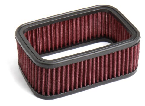 Holley Power Shot Air Filters 90633 Filter Elements, Holley, Shot, Rectangular, 6.50 in. Long, 4.50 in. Wide, 2.50 in. Tall, Cotton Gauze, Red, Oiled, for Hi-Tek, 64280, Each