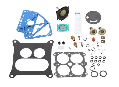 Holley Marine Carburetor Renew Kits 703-48 Rebuild Kits, Holley, Carburetor, Kit, 5.0 Power Valve, Instructions, Parts, Hardware, Gaskets, for R80378, R80378-1, Kit