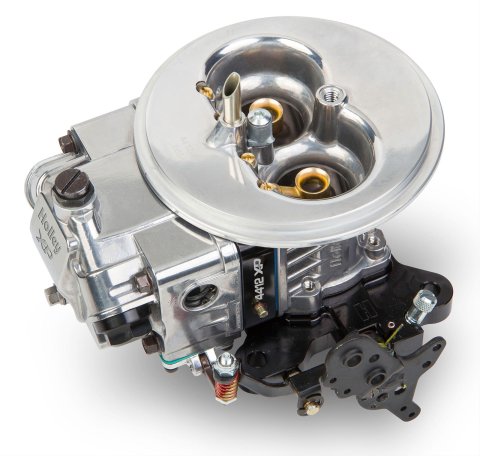 Holley Aluminum Ultra XP 2-Barrel Carburetors 0-4412BKX Carburetors, XP, 500 cfm, 2 Barrel, Tumble Polished, Single Inlet, Down-Leg Booster, Billet Base and Metering Block, Each