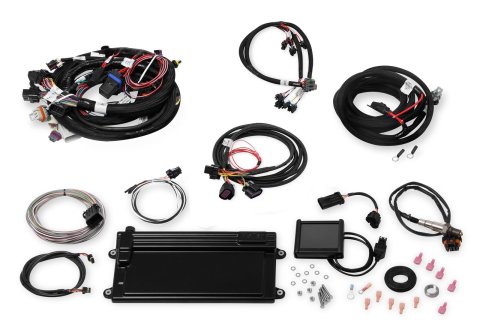 Holley Terminator LS Plug-and-Play Multi-Port Systems 550-615 Engine Management Systems, LS, Plug-andPlay, 8-Injectors, 8-Coils, Drive-by-Wire, with Controller, Chevy, Truck, 4.8-6.0L, 24x Crank, Kit