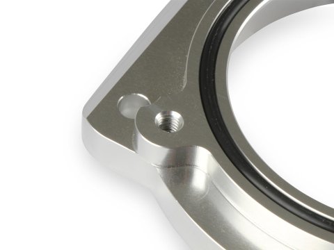 Holley EFI Throttle Body Adapters 300-660 Adapter, GM LS Intake Manifold to Mopar Gen III 80mm Body, Aluminum, Each
