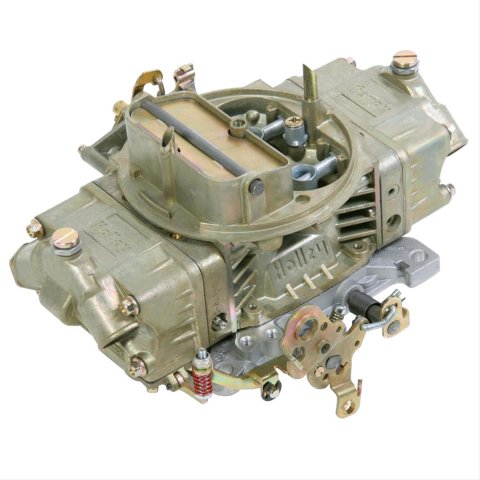 Holley 4150 Double Pumper 750 CFM 4-Barrel Carburetor 0-4779C Carburetors, Model 4150, Pumper, cfm, 4-barrel, Square Bore, Manual Choke, Mechanical Secondaries, Dual Inlet, Gold Dichromate, Each