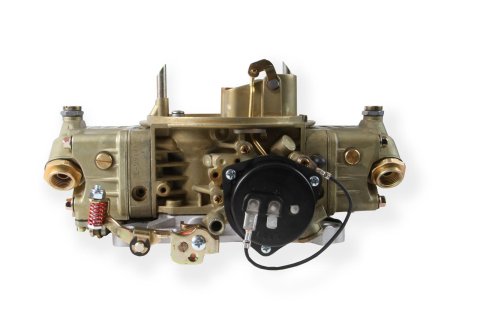 Holley 4150 Double Pumper Carburetors 0-4777CE Carburetors, Model 4150, Pumper, 650 cfm, 4-barrel, Square Bore, Mechanical Secondary, Electric Choke, Dual Inlet, Gold Dichromate, Each