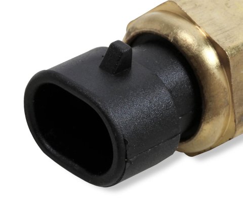 Holley Coolant Temperature Sensors 543-120 Sensors, Replacement, Brass, Natural, 3/8 in. NPT, for Sniper EFI Systems, Each