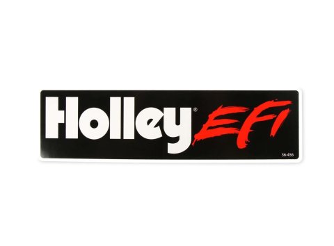 Holley Decals 36-456 Decals, EFI, Black, Silver, Red, 10.75 in. Long, 3.00 in. Wide, Vinyl, Adhesive, Each