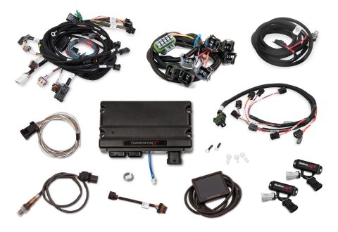 Holley Terminator X Engine Management Systems 550-1218 Systems, X, Up to 8-EV1 Injectors, 8-Coils, Analog, O2 Sensor, Plug-and-Play, 3.5 in. Controller, Ford, 4.6L, 5.4L, Kit