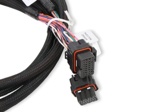 Holley Replacement Fuel Injector Wiring Harnesses 558-219 Injection System Harnesses, EFI, Replacement, Driver harness, Plug-and-Play, MPFI, JB2 Connector, for Dominator ECU, Each