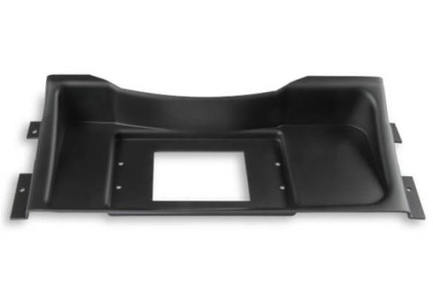 Holley EFI 7 in. Dash Bezels 553-308 Panels, EFI, Bezel, 5/32 Thick, ABS Material, Black Matte Finish, Chevy, GMC, Trucks, Each