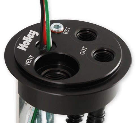 Holley Sniper In-Tank Fuel Pump Modules 12-354 Pump, Sniper, In-Tank, Electric, 6-18 Volt, 139 gph, 60 psi, -6AN O-ring Inlet and Outlet, Sending Unit, Chevy, GMC, Truck, Each