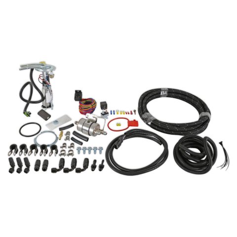 Holley G-Body Fuel System Kits 526-23 Kits, System, EFI, 350 lph Pump, 20 ft. Nylon Braided Hose, Regulator, Filter, Buick, Oldsmobile, Chevy, Pontiac, Kit