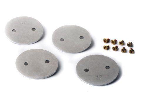 Holley Carburetor Throttle Plates 26-100 Plates, Steel, 2 in. Diameter, 4-Barrel, No Hole, Kit