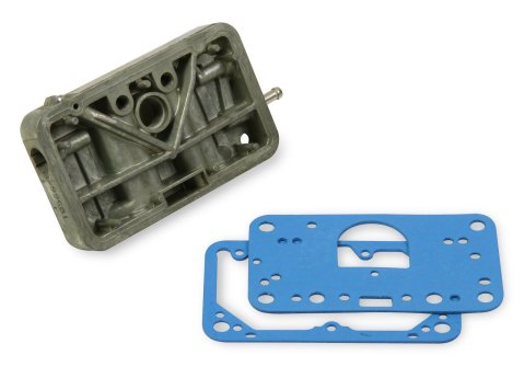 Holley Replacement Metering Blocks 134-128 Blocks, Primary, Replacement, Cast Aluminum, Gold Iridited, 4160 Series Carburetors, Each