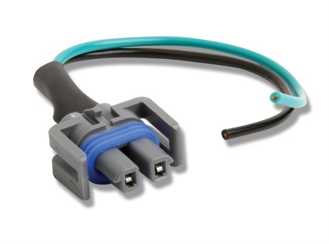 Holley Air Conditioning Weatherproof Pigtails 199-200 Wire Connectors, Pigtail, Female Connector, Dual 8mm Pin, Conditioning, R-4 Style, Radial Compressor, Each