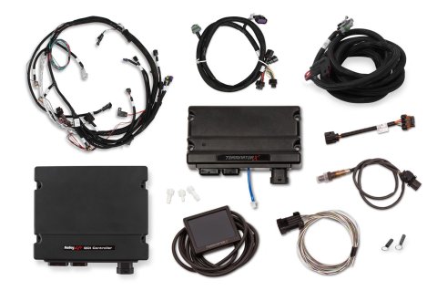 Holley Terminator X Engine Management Systems 550-1600 Systems, X, Up to 8-Injectors, 8-Coils, Plug-and-Play, Analog Inputs, Controller, Chevy, Early LT, 5.3L, 6.2L, Kit