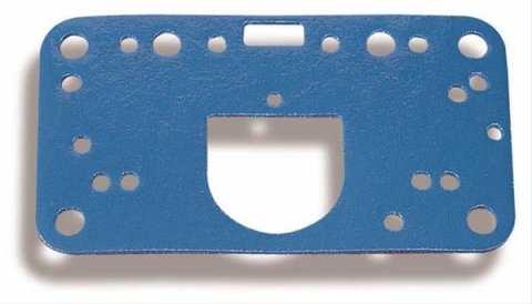 Holley Carburetor Metering Block Gaskets 108-89-2 Gaskets, Block, Rubber, Blue, Non-Stick, Model 2300, 4150, 4160, No Accelerator Pump Transfer Tube, Pair