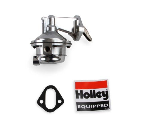 Holley Mechanical Fuel Pumps 12-440-11 Pumps, Mechanical, 110 gph, 6.5-8 psi, Aluminum, Polished, 1/4 in. NPT, Female Thread, Chrysler, Dodge, Plymouth, 383-440ci, Each