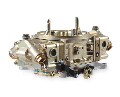 Holley 4150 Classic HP 830 CFM 4-Barrel Carburetor 0-80509-2 Carburetors, Model 4150, HP, cfm, 4-barrel, Square Bore, Mechanical Secondaries, Dual Inlet, Gold Finish, Down-leg Booster, Each