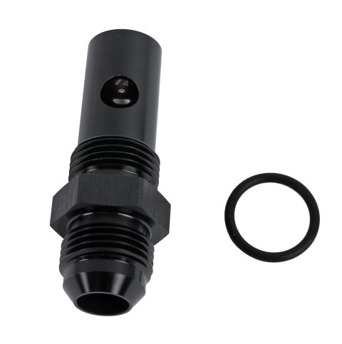 Holley Roll Over Valves 26-509 Fuel Cell Tip Valves, Valves,, Aluminum Body, Stainless Steel Ball and Snap Ring, Black Anodized, -10 AN ORB to -10 AN Male, Each