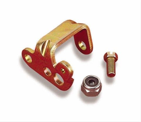 Holley Transmission Kickdown Lever Extensions 20-35 Throttle Cable Brackets, Holley, Carburetor. Kickdown, Throttle Linkage, Steel, Gold Finish, for Model 4165, 4175 Series, Each