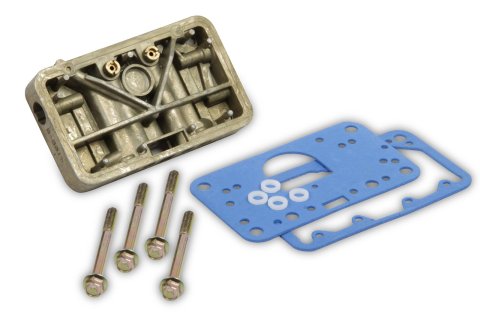 Holley Metering Block Conversion Kits 34-13 Kits, Block, 4160 to 4150 Model, Cast Aluminum, Gold Iridited Finish, Gaskets, Long Screws Included, Kit