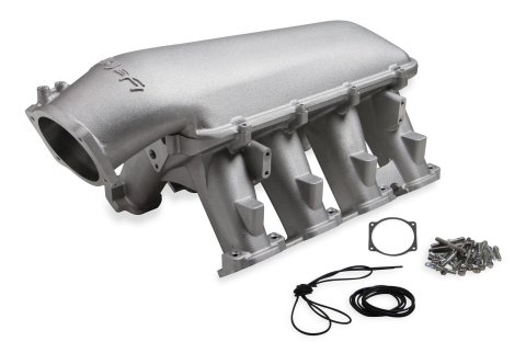 Holley EFI LT1 Gen V Hi-Ram Intake Manifolds 300-143 Manifolds, EFI, LT1, V, Hi-Ram, Direct Injection, 3,500-8,000 RPM, 92mm Bore, Standard Deck, Aluminum, Satin Finish, Chevy, 6.2L, Each