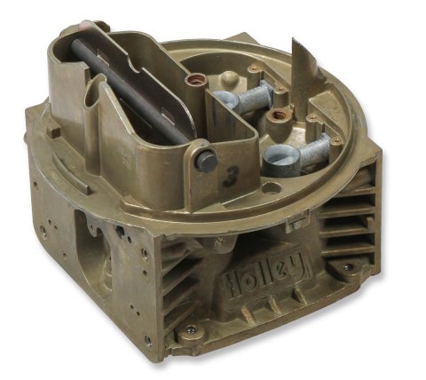 Holley Carburetor Main Bodies 134-348 Components, Body, Model 4150, 0-80670, Replacement, 670 cfm, Zinc, Dichromate, Straight-Leg Boost, Gaskets, Brass Air Bleeds, Each