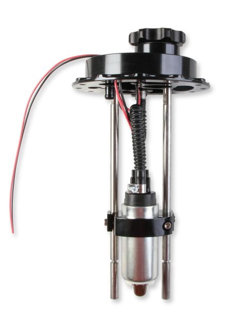 Holley Fuel Cell EFI Pump Module Assemblies 12-144 Pumps, Cell, Drop-In EFI, 255 lph, 80 psi, -8 AN Return, -10 AN Outlet, 12-bolt flange, Each