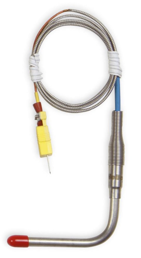 Holley EGT Probes 554-178 Data Acquisition Components, EFI, Probe, 90 Degree, Open End Tip, 32.25 in Harness, 1/4 in. Probe, Stainless Wire Cover, Each