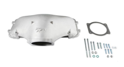 Holley SBF Hi-Ram Intake Manifold Tops 300-302 Manifolds, SBF, Hi-Ram, Throttle Body Injection, Top Section Only, GM LS Throttle Body, 105mm Bore, Aluminum, Satin Ford, 5.0L, 5.8L, Each