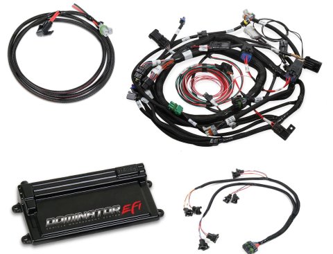 Holley Dominator EFI Vehicle Management Systems 550-655 Engine Systems, EFI, Connects 24-EV1 Injectors, 12-Coils, Analog/Digital inputs, Ford, Lincoln, 4.3-5.0L, Push-rod Engine, Kit