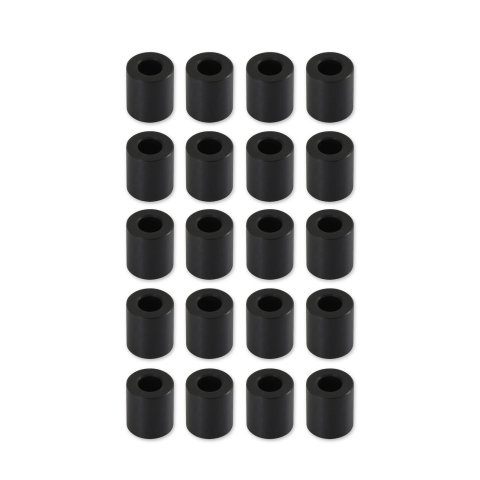 Holley Ignition Coil Spacers 241-189 Spacer, Plastic, Black, 0.575 in. Tall, Chevy, Small Block Gen V, Set of 16