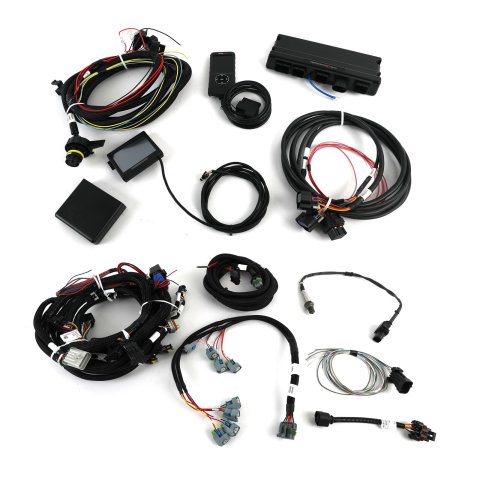 Holley Terminator X MAX Engine Management Systems 550-928-6 Systems, MAX, 8-Injectors, 8-Coil, Sensors, Trans and Tuner Controller, Chevy, LS, 4.8-6.2L, 4x Cam, 58x Crank, Kit