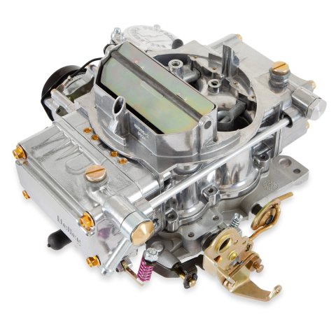 Holley 4175 650 CFM 4-Barrel Carburetor 0-80555S Carburetors, Model 4175, cfm, 4-barrel, Spread Bore, Electric Choke, Vacuum Secondaries, Single Inlet, Polished, GM, 4.1-7.5L, Each