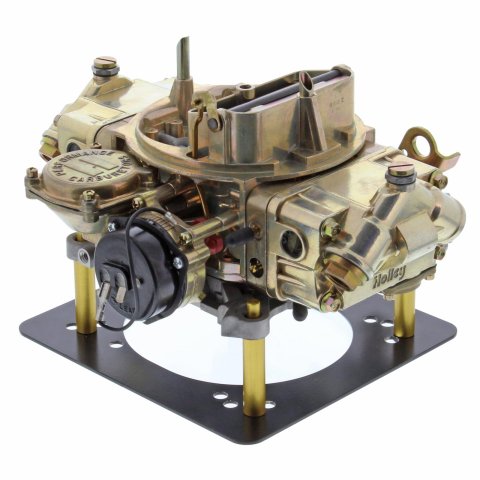 Holley 4150 Classic Carburetors 0-80783C Carburetors, Model 4150, 650 cfm, 4-Barrel, Square Bore, Electric Choke, Vacuum Secondaries, Dual Inlet, Gold Dichromate, Ford Kickdown, Each