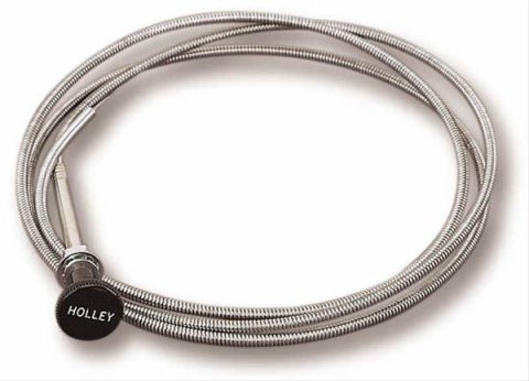 Holley Manual Choke Control Cables 45-228 Cables, Steel, Manual, 6 ft. Length, Each