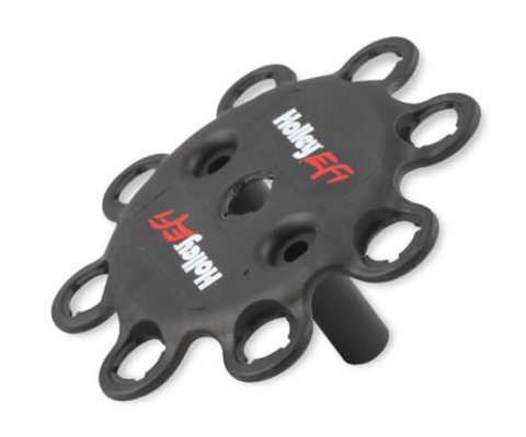 Holley Distributor Caps 566-105 Caps, EFI, Replacement, Dual-Sync Cap, Male/HEI, Screw Down, Stainless Contacts, Rynite, Black, Small Diameter, with Retainer, Each