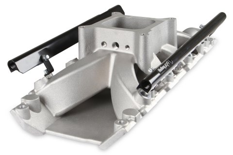 Holley EFI Intake Manifolds 300-276 Manifolds, Hi-Ram, Multi-port, Single Plane, 2,500-7,500 RPM Range, Standard Deck, Aluminum, Satin, Ford, 4.7L, 5.0L, Windsor, Each