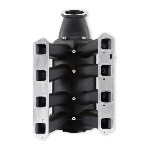 Holley EFI Gen III Hemi Hi-Ram Intake Manifolds 300-658BK Manifolds, III, EFI, Multi-port, Standard Deck, 95mm Bore, Cast Aluminum, Black Finish, Dodge, 5.7L, 6.1L, 6.4L, Each