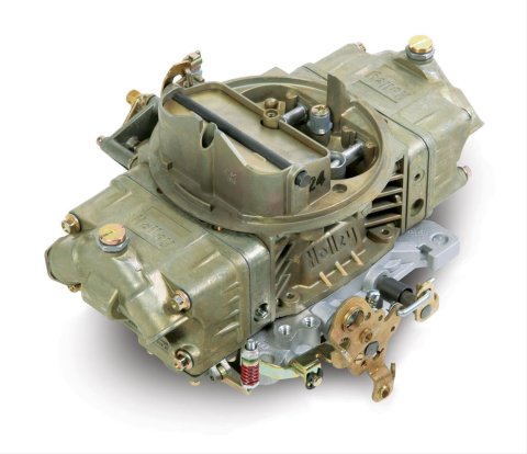 Holley 4150 Double Pumper 600 CFM 4-Barrel Carburetor 0-4776C Carburetors, Model 4150, cfm, 4-Barrel, Square Bore, Manual Choke, Mechanical Secondaries, Dual Inlet, Gold Dichromate, Straight-leg Booster, Each