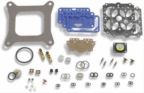 Holley Fast Kits 37-1544 Rebuid Kits, Kit, Performance Tuning, Rebuild, Model 4150, Gaskets, O-rings, Pump Diaphragm, Needle, Power Valve, Instructions, Kit