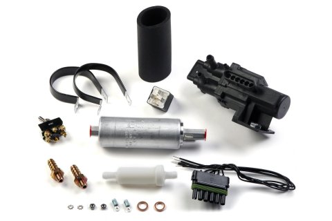 Holley Dual Tank Fuel Pump Kits 534-37 Injection Pumps, Tank, Includes, Filter, Wire Harness, Relays, for 1- or 2-barrel, Pro-Jection System, Kit