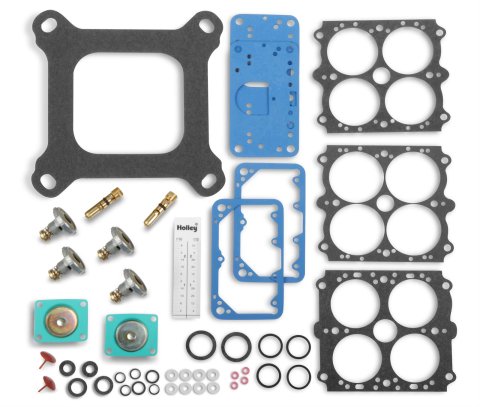 Holley Fast Kits 37-1548 Rebuid Kits, Kit, Rebuild, Model 4150, Ultra XP, Gaskets, O-rings, Pump Diaphragm, Needle, Power Valve, Instructions, Kit