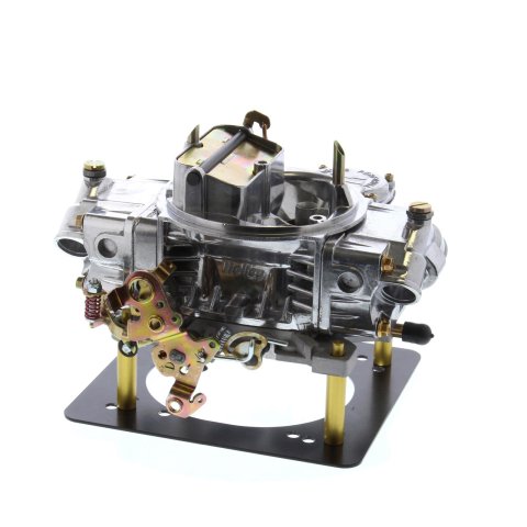 Holley 4160 Aluminum Street Carburetors 0-80458SA Carburetors, Model 4160, 600 cfm, 4-barrel, Square Bore, Electric Choke, Vacuum Secondaries, Dual Inlet, Shiny Finish, Ford Kickdown, Each