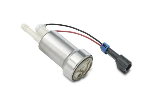 Holley Electric In-Tank Fuel Pumps 12-929 Pumps, Electric, In-Tank, 450 lph, 87 psi, 12V, 11mm Inlet, 10mm Outlet, Hose Barb, Wire Harness and Connector, Steel Housing, Silver, Each
