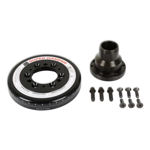 Holley Harmonic Balancers 97-361 Balancers, Replacement, ATI Damper, Black, SFI Certified, with Hardware, for Mid-Mount Accessory Drive, Gen III, Hemi, VVT Engine, Each