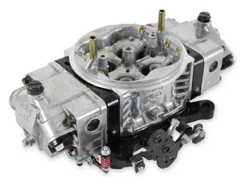 Holley 4150 XP Supercharger 950 CFM 4-Barrel Carburetor 0-80577SA Carburetors, Model 4150, XP, cfm, 4-barrel, Square Bore, Mechanical Secondaries, Dual Inlet, Black and Polished Finish, Each